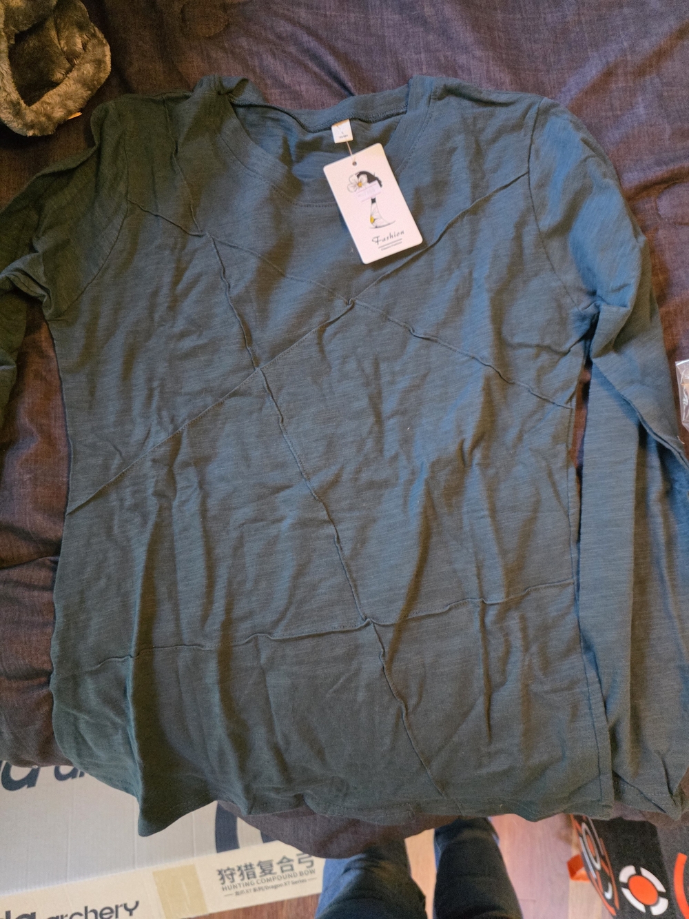 Women Long-Sleeve Crew Neck Shirt -